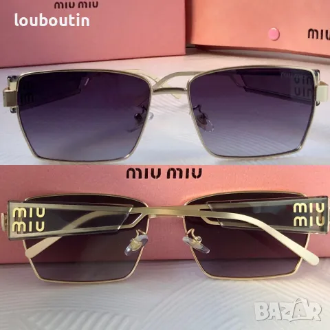 Miu 2024 дамски слънчеви очила правоъгълни 7 цвята , снимка 11 - Слънчеви и диоптрични очила - 48016248