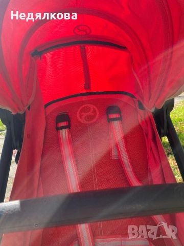 Cybex количка с дъждобран Cybex, снимка 5 - Детски колички - 52258862