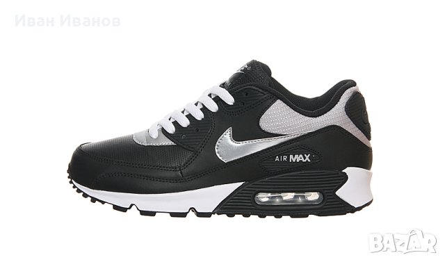 оригинални маратонки Nike Air Max 90 Black номер 42.5, снимка 2 - Маратонки - 42630010