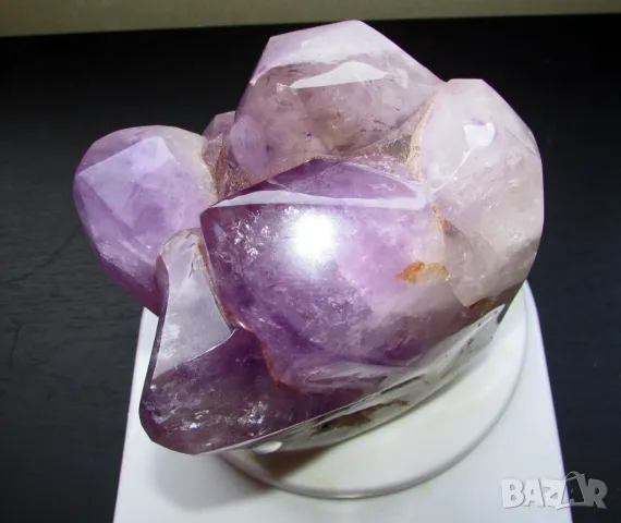 Голям натурален аметист 2.17кг. Размери 13х12х8см. подходящ за подарък минерал кристал, снимка 5 - Подаръци за жени - 48927679