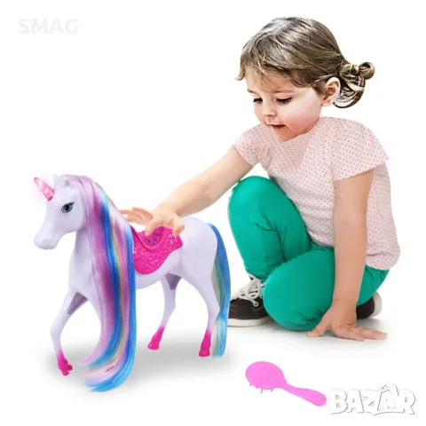 Кукла принцеса с вълшебен светещ еднорог S_1186231, снимка 3 - Кукли - 48247185