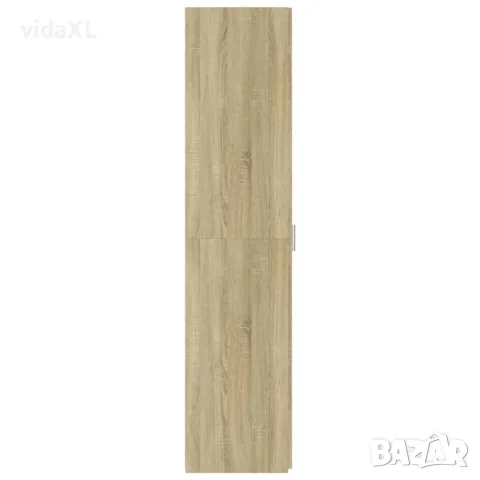 vidaXL Висок шкаф, сонома дъб, 40x42,5x185 см, инженерно дърво, снимка 5 - Бюфети - 56146875