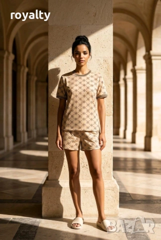 Нов Летен Къс Дамски Комплект 