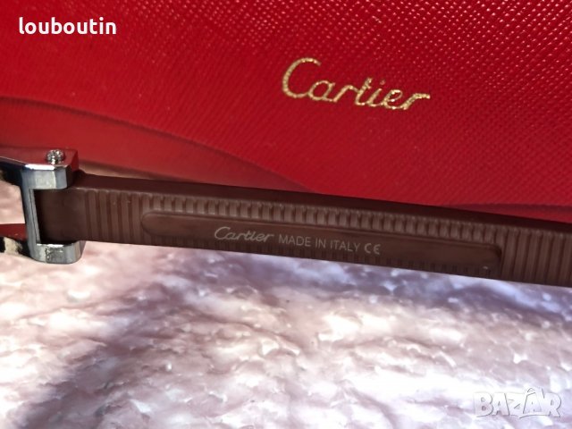 -35% Разпродажба Cartier 2022 прозрачни дамски слънчеви очила Осмоъгълник с камъни, снимка 8 - Слънчеви и диоптрични очила - 38809240