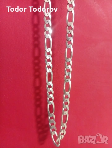 Сребърен ланец 92 гр., снимка 2 - Колиета, медальони, синджири - 53909879
