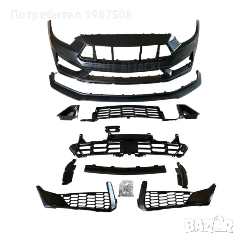 Dark Horse стил предна броня за Ford Mustang 2015 - 2017 и 2018 - 2023, снимка 9 - Части - 51146311