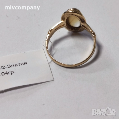 Златен пръстен 4.04гр., снимка 3 - Пръстени - 52827584