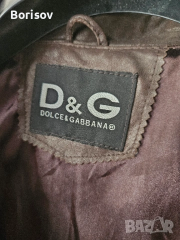 Продавам чисто ново яке от естествена кожа Dolce&Gabbana, снимка 3 - Якета - 54064666