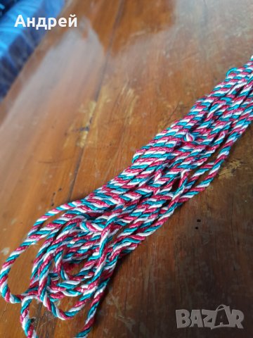 Стар трикольорен шнур, снимка 2 - Антикварни и старинни предмети - 39257921