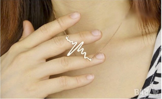  🤯 Колие с триъгълник и кожена верижка, снимка 8 - Колиета, медальони, синджири - 22877863