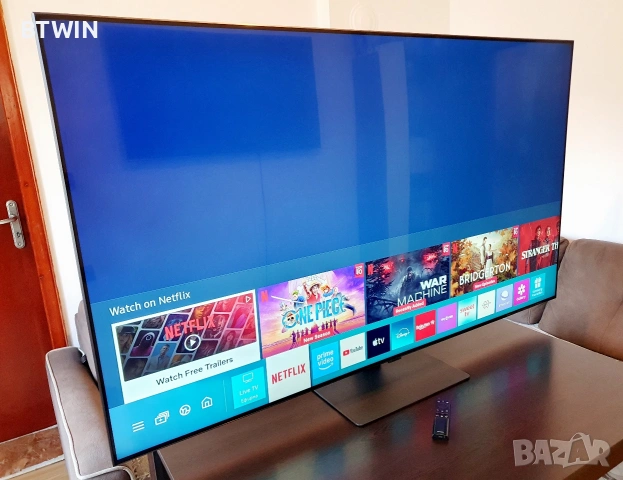 Телевизор - Samsung 65 ИНЧА - QLED - SMART TV - 4K - 120Hz !, снимка 3 - Телевизори - 53925810