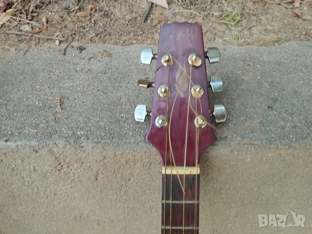 Две ретро акустични китари.Ариа продадена., снимка 7 - Китари - 51348236