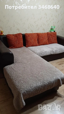 Продавам ъглов диван, снимка 3 - Дивани и мека мебел - 53373254