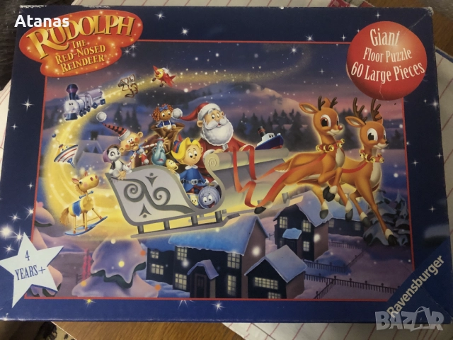 Рудолф, еленът с червения нос пъзел