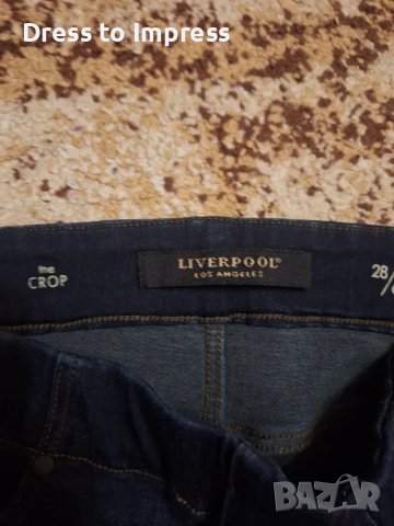 Еластични панталони тип дънки Liverpool М, снимка 4 - Дънки - 49737130
