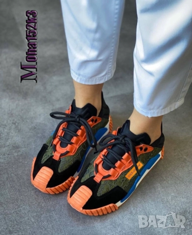 дамски маратонки от естествен велур dolce gabbana