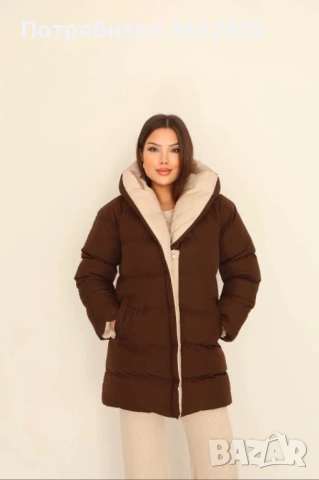 Двулицево дамско яке , снимка 2 - Якета - 53377838