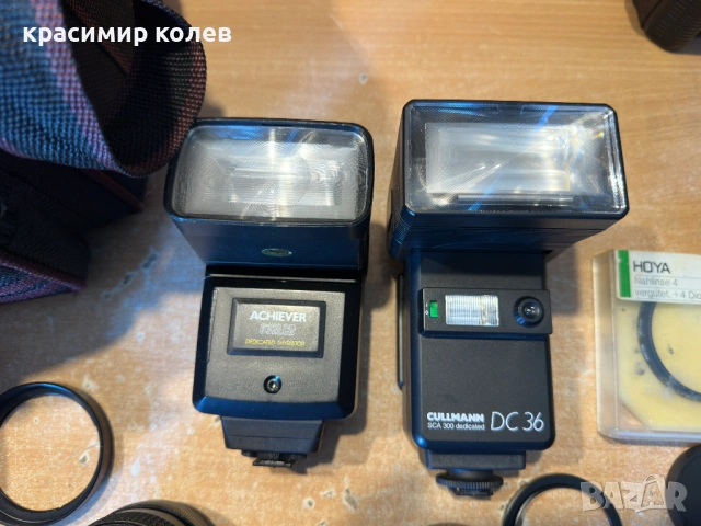 фотоапарат "Konica TC-X" + обективи и чанта, снимка 5 - Фотоапарати - 54321105