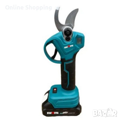 Комплект акумулаторна ножица KraftRoyal с 2 батерии и куфар — мощно и прецизно рязане, снимка 7 - Градински инструменти - 53336248