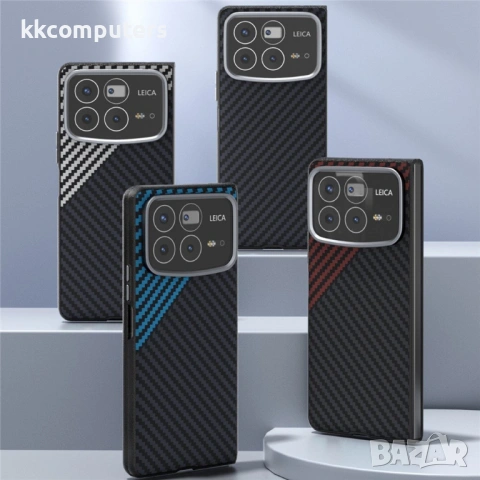 Магнитен калъф ABEEL за Xiaomi Mix Fold 4 5G с Въглеродно влакно - N52 магнит (2500 Gauss), Тънък ди, снимка 2 - Калъфи, кейсове - 53316621