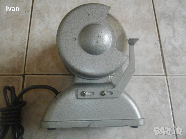 СССР Руски Профи Точиларски Обущарски ШМИРГЕЛ 90 Вата-2100 Об/мин-ф100мм-Почти Нов-ОТЛИЧЕН, снимка 10 - Други инструменти - 36416058