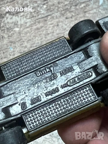 Метална количка vintage Matchbox Superfast No. 6 Mercedes 350 SL diecast vehicle from 1973. , снимка 5 - Коли, камиони, мотори, писти - 51112575
