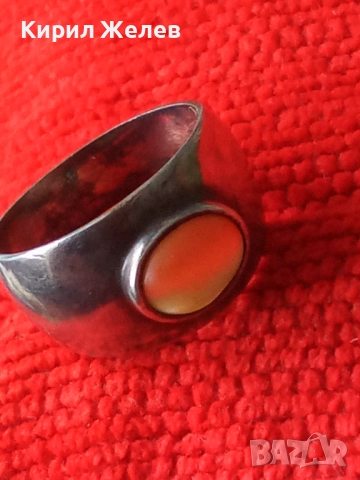 СТАРИНЕН СКЪПОЦЕНЕН СРЕБЪРЕН ПРЪСТЕН ОКСИДИРАНО СРЕБРО ВИСОКА ПРОБА ЮВЕЛИРНА РЪЧНА ИЗРАБОТКА 34331, снимка 14 - Антикварни и старинни предмети - 50354738