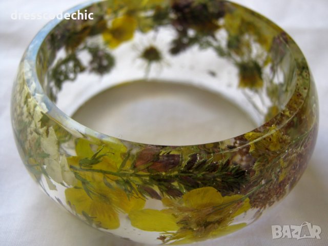 Бижута с естествени цветя 4, снимка 2 - Колиета, медальони, синджири - 29697865