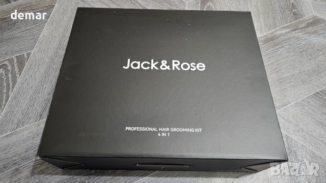 Jack & Rose професионален комплект за груминг 4 в 1 за мъже, снимка 9 - Машинки за подстригване - 51890452