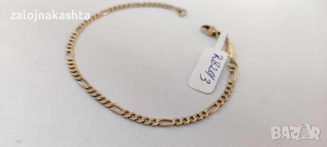 Златна гривна -3,92гр/14кр, снимка 3 - Гривни - 42593849