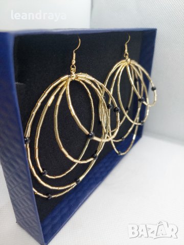 Ефектни обици рингове, снимка 6 - Обеци - 44451589