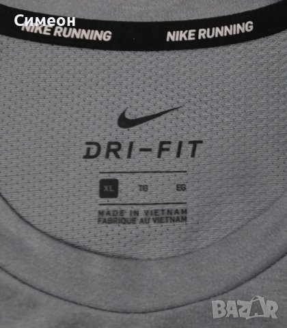 Nike DRI-FIT оригинална блуза XL Найк спорт фитнес фланелка, снимка 3 - Спортни дрехи, екипи - 36719900