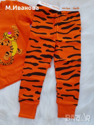 Детска пижама Тигър - размер 2 години, снимка 3 - Бебешки пижами - 35283084