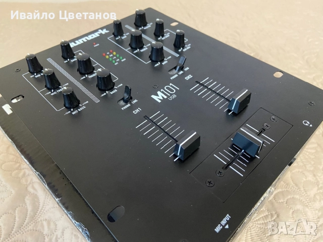 Смесител Numark M101 - DJ миксер, снимка 3 - Ресийвъри, усилватели, смесителни пултове - 51933771