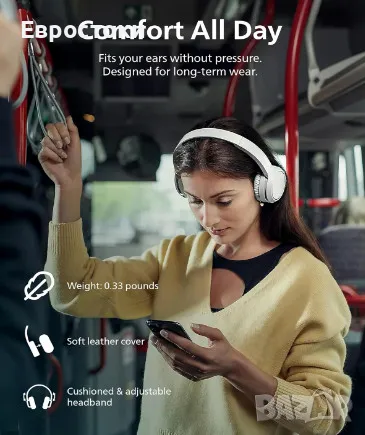 Безжични слушалки Philips 4000 series TAH4205RD с микрофон, цвят: червено, снимка 6 - Bluetooth слушалки - 49328809