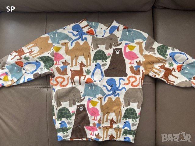 Суичър с животни Н&М - 4-6г.