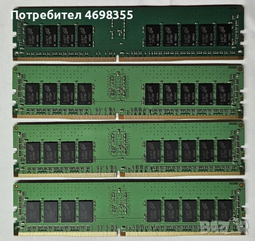64 GB DDR4 REG ECC - 4 x 16GB Сървърна памет, снимка 2 - RAM памет - 53951777