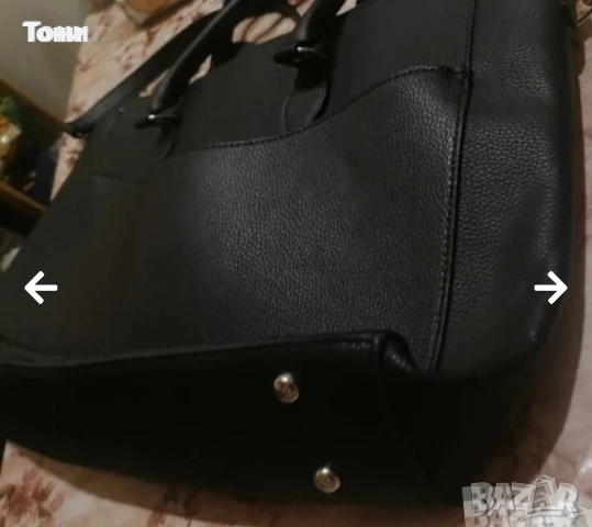 PRIMARK Оригинал Нова Дамска Голяма Чанта Изцяло от Естествена Кожа , снимка 4 - Чанти - 52531743