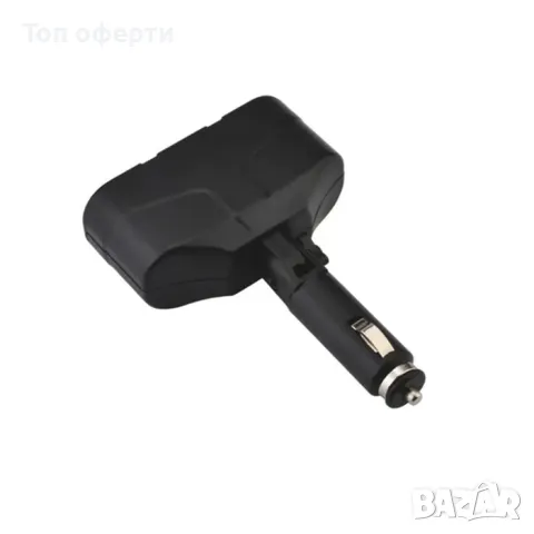 Разклонител с два USB порта и две гнезда за запалка - 1652, снимка 4 - Аксесоари и консумативи - 49333607