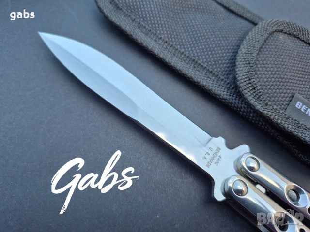 Сгъваем нож тип пеперуда Benchmade Balisong DBM-62,Weehawk, снимка 9 - Ножове - 54351418