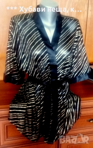 💕Разкошна сатенена нощница 2ХЛ.💕Луксозни Секси нощнички S,сатенен комплект три части M💕, снимка 14 - Нощници - 46287924