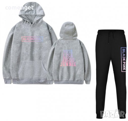 ДЕТСКИ и ДАМСКИ екипи, суичър и долнище BLACK PINK K-POP BTS - 4 ЦВЯТА!, снимка 4 - Детски комплекти - 38561886