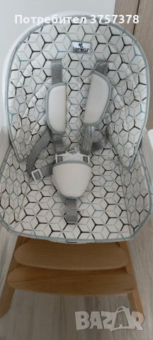 Стол за хранене Lorelli NAPOLI с ротация Grey Net, снимка 4 - Столчета за хранене - 44913747