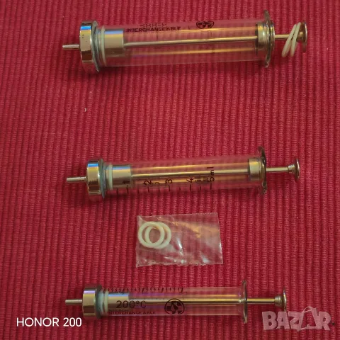 Стари стъклени спринцовки Chirana, 2,5,10 ml. , снимка 5 - Лаборатория - 56222717