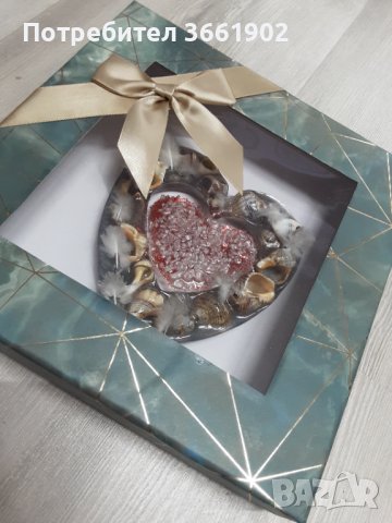 Сърце морски стил , снимка 3 - Декорация за дома - 39895976