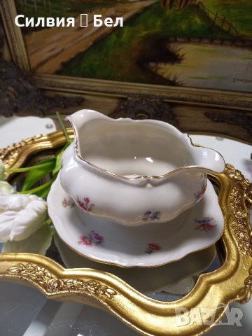 Сосиера, ретро порцелан, снимка 3 - Сервизи - 51840908