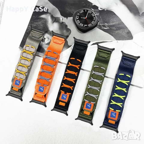 TACTICAL Каишка за Huawei Watch/Garmin/Xiaomi/Samsung/Apple/Amazfit, снимка 6 - Каишки за часовници - 50980802