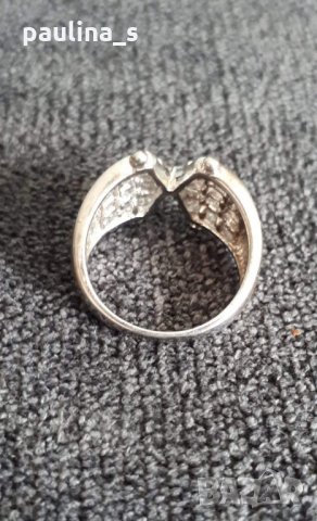 Масивен сребърен пръстен проба 925 и Житен клас с циркони, снимка 2 - Пръстени - 29143970