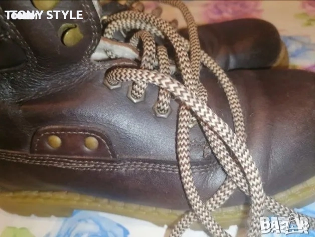 Дамски Топли Боти Изцяло от Естествена Кожа 37