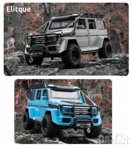 Метална количка с инерционен механизъм - Светлинни и звукови ефекти, мащаб 1:24